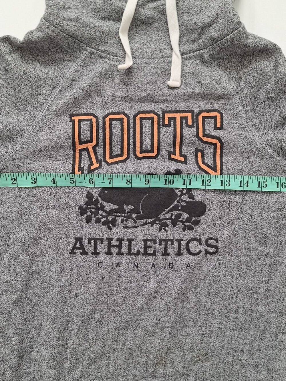 Roots Grey Salt & Pepper Hooded Sweatshirt - Picture 9 of 9